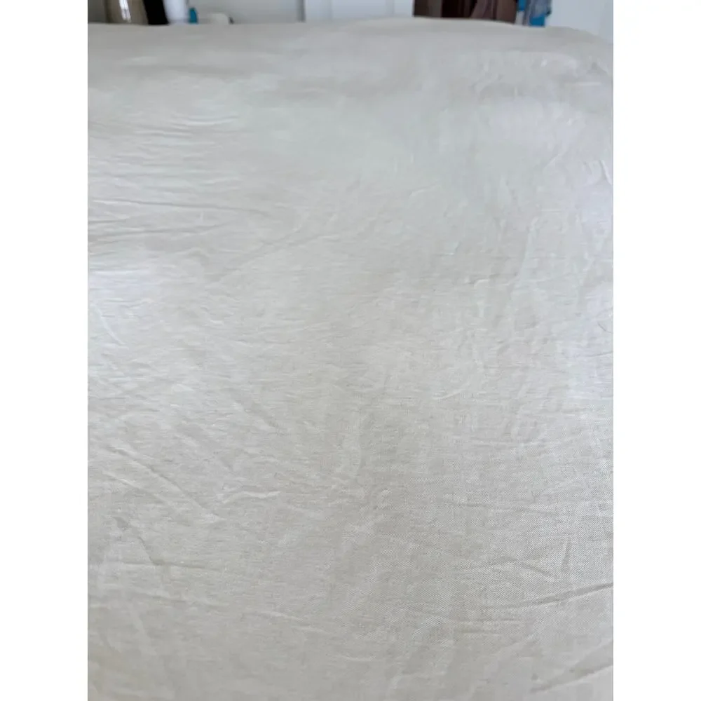 Cozy Earth Linen Duvet Cover King + Matching Shams Natural (flawed see details)